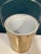 Vintage Custom Deco Gold Rimmed Ice Bucket With Acrylic Lid – Made in Usa For Sale In Oklahoma City - Image 6 of 7
