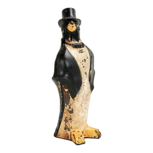 Hubley Antique Cast Iron Penguin Doorstop