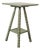 Vintage Folk Art Two Tier Mint Green Bobbin Side Table For Sale