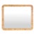 Cora 44 in. W x 36 in. H Rectangular Mappa Burl Wall Mirror, Light Burl For Sale