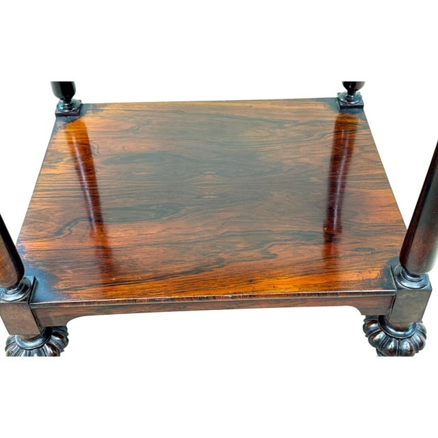 Small Regency Rosewood Whatnot, 1825 For Sale - Image 7 of 14