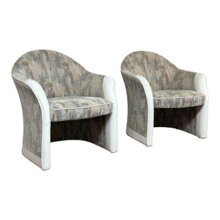 Roche Bobois Vintage Italia Sonus Armchairs, Pair For Sale