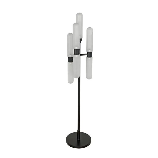 Noir NOIR Dominique Floor Lamp, Black Metal For Sale - Image 4 of 6