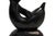 Our graceful dolphin sculpture is a professionally hand-crafted piece. Carved from solid wood with a simple black finish....