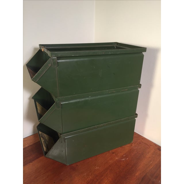 Vintage Stackbin 2 Steel Hardware Bins Set of 3 Chairish