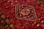 Vintage Handmade Shiraz Red Medallion Wool Rug 5'2" X 10'5" $1,800 For Sale - Image 11 of 12