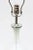 Mid-Century Modern Vintage 60's Murano Aureliano Toso White Swirl and Chrome Glass Lamps With Original Glass Finials Pair Of For Sale - Image 3 of 9
