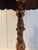 Metal Vintage Carved Table Lamp With Decorative Beaded Detail & Shade For Sale - Image 7 of 12