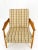 George Tanier John Stuart Mid Century Danish Modern Plaid Pattern Upholstery Teak Lounge Chair For Sale - Image 4 of 13