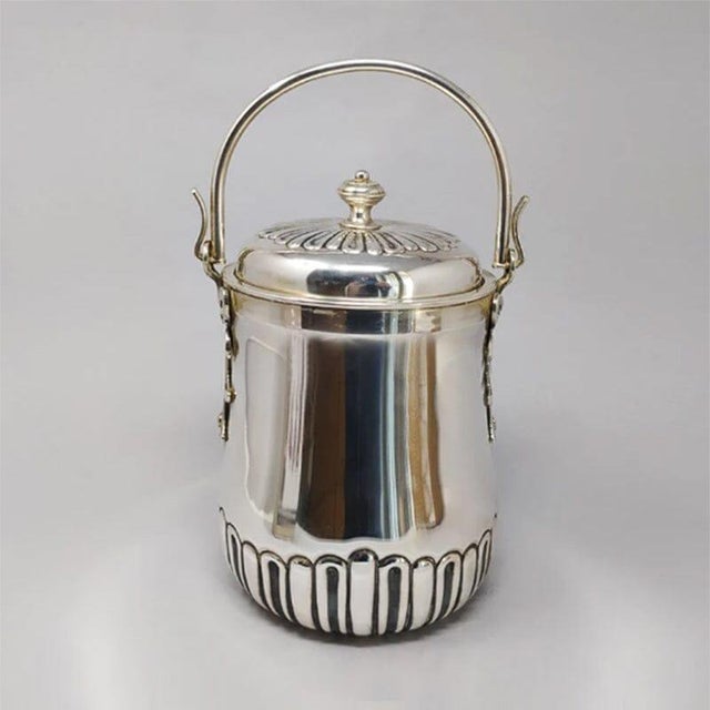Silver Ice Bucket from Macabo, Italy, 1950s For Sale - Image 8 of 8