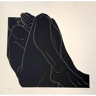 Luiza Kasprzyk, Secretly, 2021, Linocut For Sale