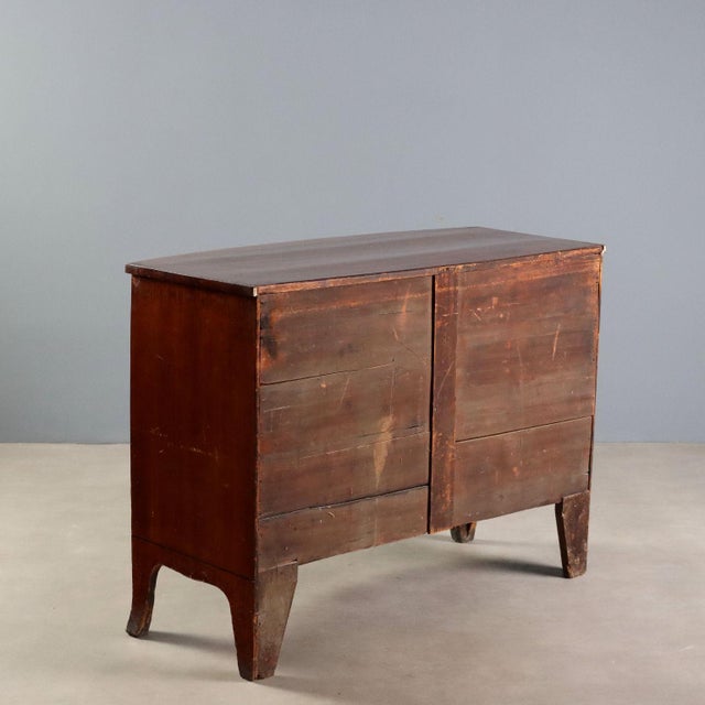 Chest of Drawers in Mahogany with Maple and Ebony Inlays For Sale - Image 10 of 11