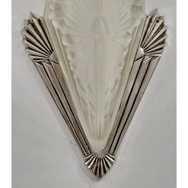 A Pair of French Art Deco Wall Sconces by Charles Schneider 1930s France - 4 Available For Sale - Image 6 of 10