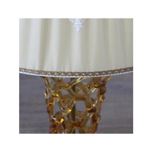 Gold Table Lamp from Mario Cioni, 1980s For Sale - Image 8 of 14