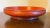 Chinoiserie Antique 19th Century Chinese Scarlet Red Lacquer Carved Wood Footed Round Plateau Tray or Low Bowl For Sale - Image 3 of 9