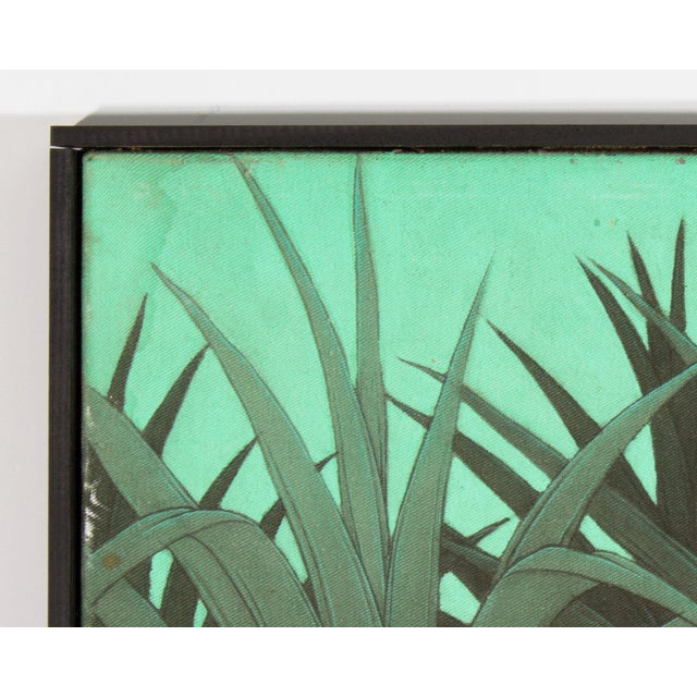 Late 20th Century Painting of a Lotus Pond With Birds by W. Kuparyadi For Sale - Image 5 of 8