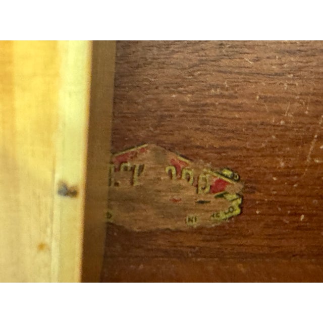 Wood Early 20th Century Rockford Republic Furniture Co Demi-Lune Cabinet Credenza For Sale - Image 7 of 8