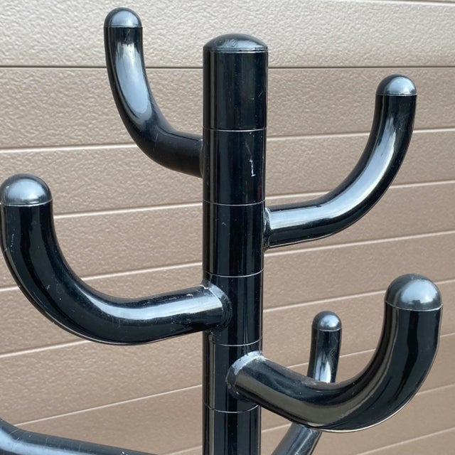 Black Enameled Steel Postmodern Coat Rack by Rutger Andersson for Ikea