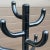 1980s Rutger Andersson for Ikea Postmodern Black Enameled Steel Coat Rack For Sale - Image 5 of 13