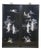 Black Lacquered Mother of Pearl Geisha Garden Courtyard Panels 24" For Sale