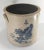 We are selling this decorative 19th century farmhouse crock. This stoneware crock is decorated in cobalt blue with floral...