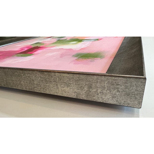 Pink Abstract Painting Pink #4 by California Artist For Sale - Image 8 of 15