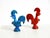 1960s Ceramic Roosters by Aldo Londi for Bitossi, Italy, 1960s, Set of 2 For Sale - Image 5 of 18