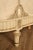Brown Antique French Louis XVI Style Painted & Upholstered Full Size Bed Frame For Sale - Image 8 of 18