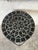 Mid-Century Modern Black Stone Mosaic Top Plant Pedestal With Metal Hairpin Legs Vintage 1970s For Sale - Image 3 of 10
