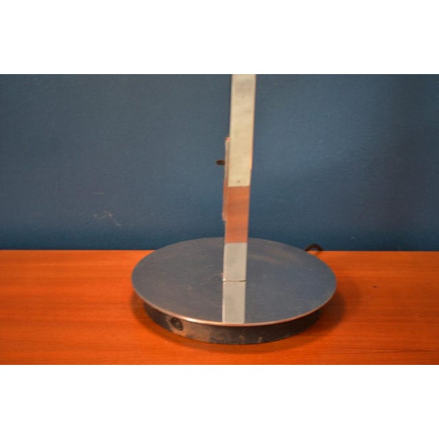Chromed Metal Architect Table Lamp, 1960s For Sale - Image 12 of 14