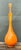 Vintage Murano Tall Orange Glass Decanter For Sale - Image 9 of 12