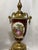 Brass Imperial Clock and Urn Set - Red Romeo and Juliet For Sale - Image 8 of 12