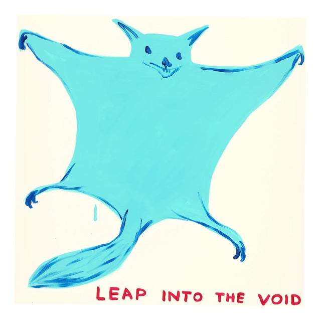 David Shrigley, Leap Into the Void, 2023, Lithography For Sale
