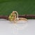 Metal 2.6Ct Sphene Ring With Earth-Mined Diamond Accents: Solid 14k Gold, Size 6.75 For Sale - Image 7 of 10
