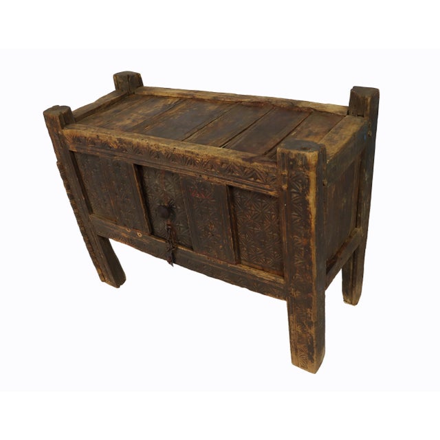 Antique Nomadic Turkmen Yurt Treasure Dowry Chest For Sale - Image 5 of 14