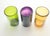 6 Colorful Blown Highball Tumbler Drinking Glasses For Sale - Image 4 of 6