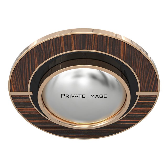 "L'uovo" Convex Wall Mirror with Bronze, Handmade Bizimyer Furniture. Unmatched. Unrivalled. Designed by Hasan Samet...