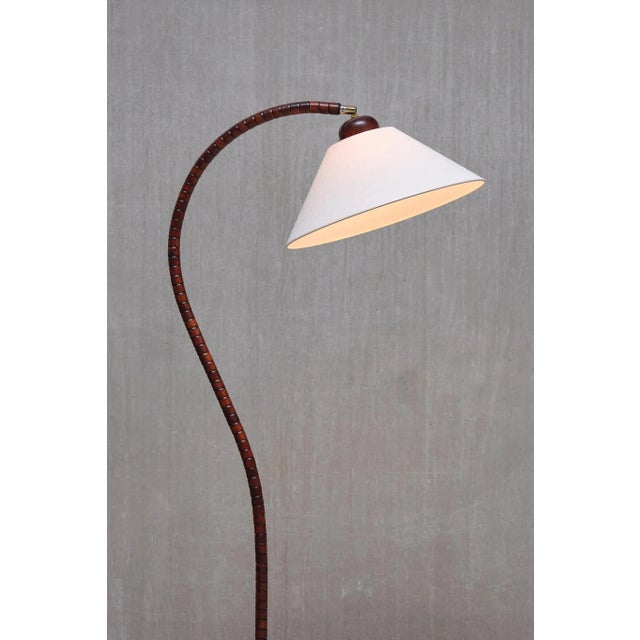 Sculptural Floor Lamp in Beech from Markslöjd, Sweden, 1960s For Sale - Image 11 of 15