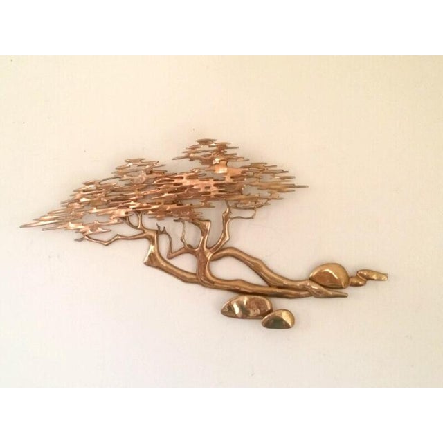 Brass Bonsai Tree Wall Sculpture by Bijan Chairish