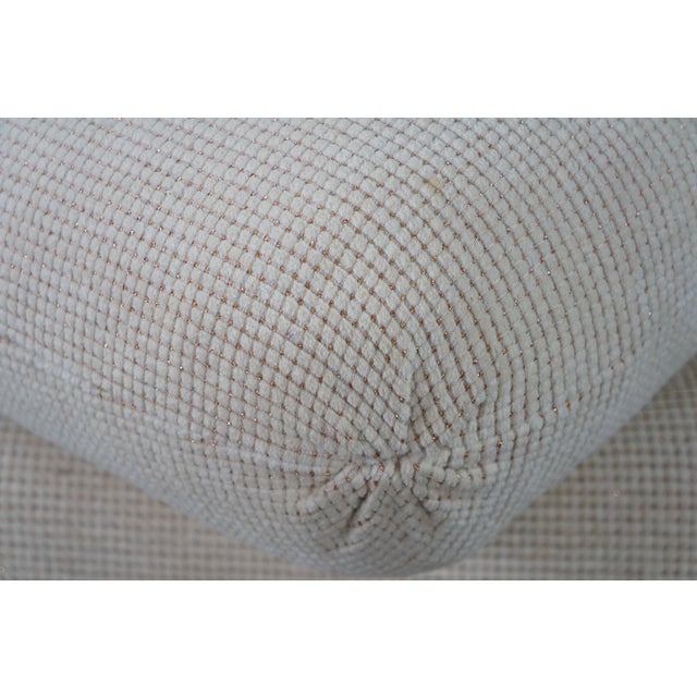 2 Jacques Charpentier Maison Jansen Stacked Pillow Ottomans Foot Stool Pouf MCM For Sale - Image 11 of 13