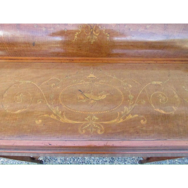 Late 19th Century Antique English Cylinder Secretary Desk by Hobbs of London For Sale - Image 5 of 18