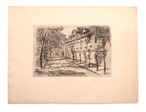 Unknown - Landscape - Original Etching on Paper - 1927