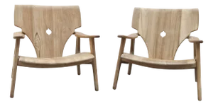 Set of Teak Chairs by Olivier De Schrijver, 2016