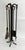 This vintage five-piece oversized fireplace tool set by Pilgrim Home & Hearth embodies a rugged' primitive aesthetic and...