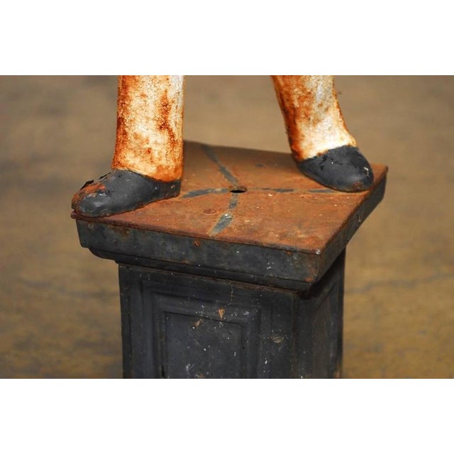 Original "Jocko the Jockey" Cast Iron Hitching Post Chairish