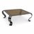French Mid-Century Francois Monnet Chrome and Smoked Glass Low Coffee Table For Sale
