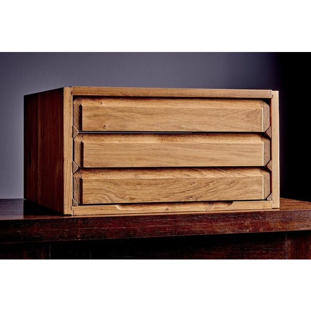 This original drawer module comes from Pierre Chapo’s iconic R16 sideboard and is crafted entirely from solid oak....