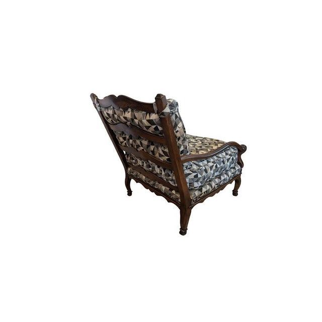 Mid-Century Modern Vintage Marco Mfg. San Francisco Custom Lounge Chair & Ottoman For Sale - Image 3 of 6