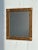 Vintage Parquetry Framed Mirror with Corner Stud Details, Circa 1940s. Constructed from maple with multi-tone veneer in a...