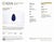 Stunning natural blue pear shape Ceylon sapphire with diamond halo ring, GIA certified. High jewelry by Alexander Beverly...